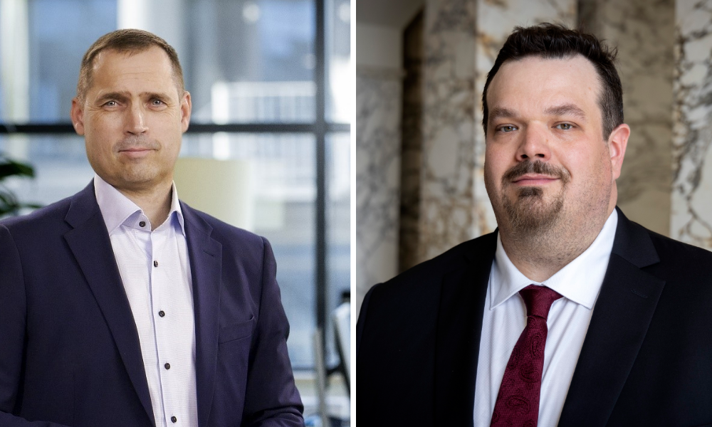 Tero Hemmilä (vas.) ja Antti Kangas